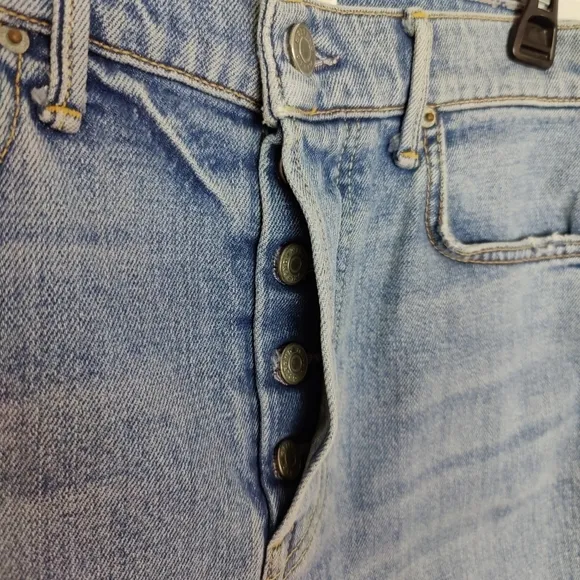 GRLFRND Riley Deja Vu High Rise 90's Loose Bermuda Denim Shorts Size 27
