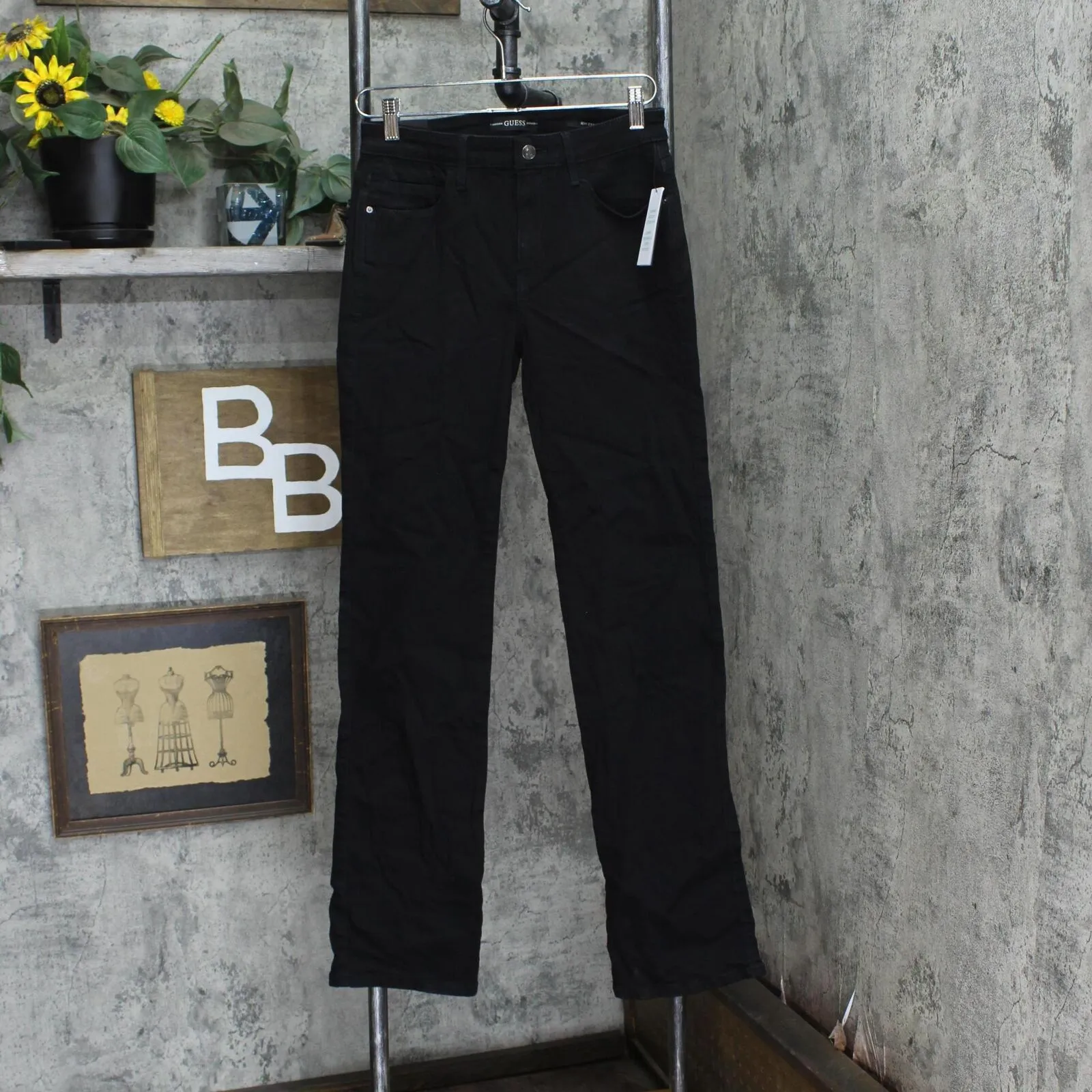 Guess Women's Eco Sexy Straight-Leg Jeans WBBA15D4PZ0