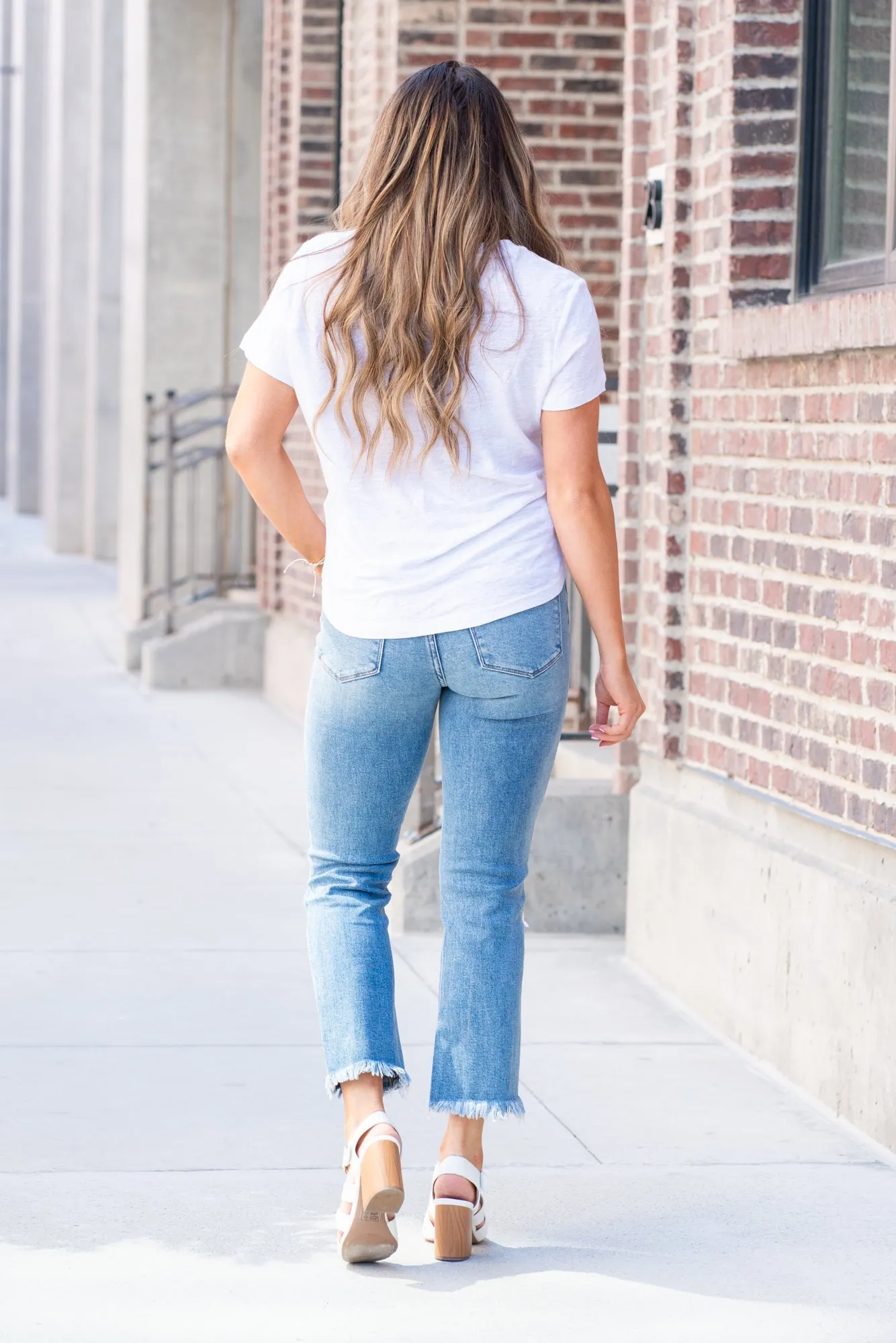 Hampton High Rise Crop Straight
