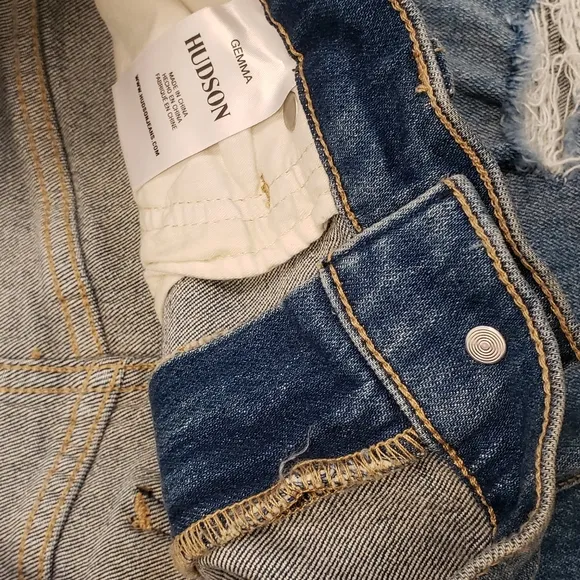 Hudson Gemma Midrise Cutoff Denim Short