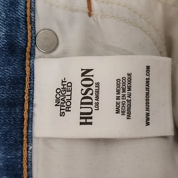 Hudson Jeans Nico Straight Rolled