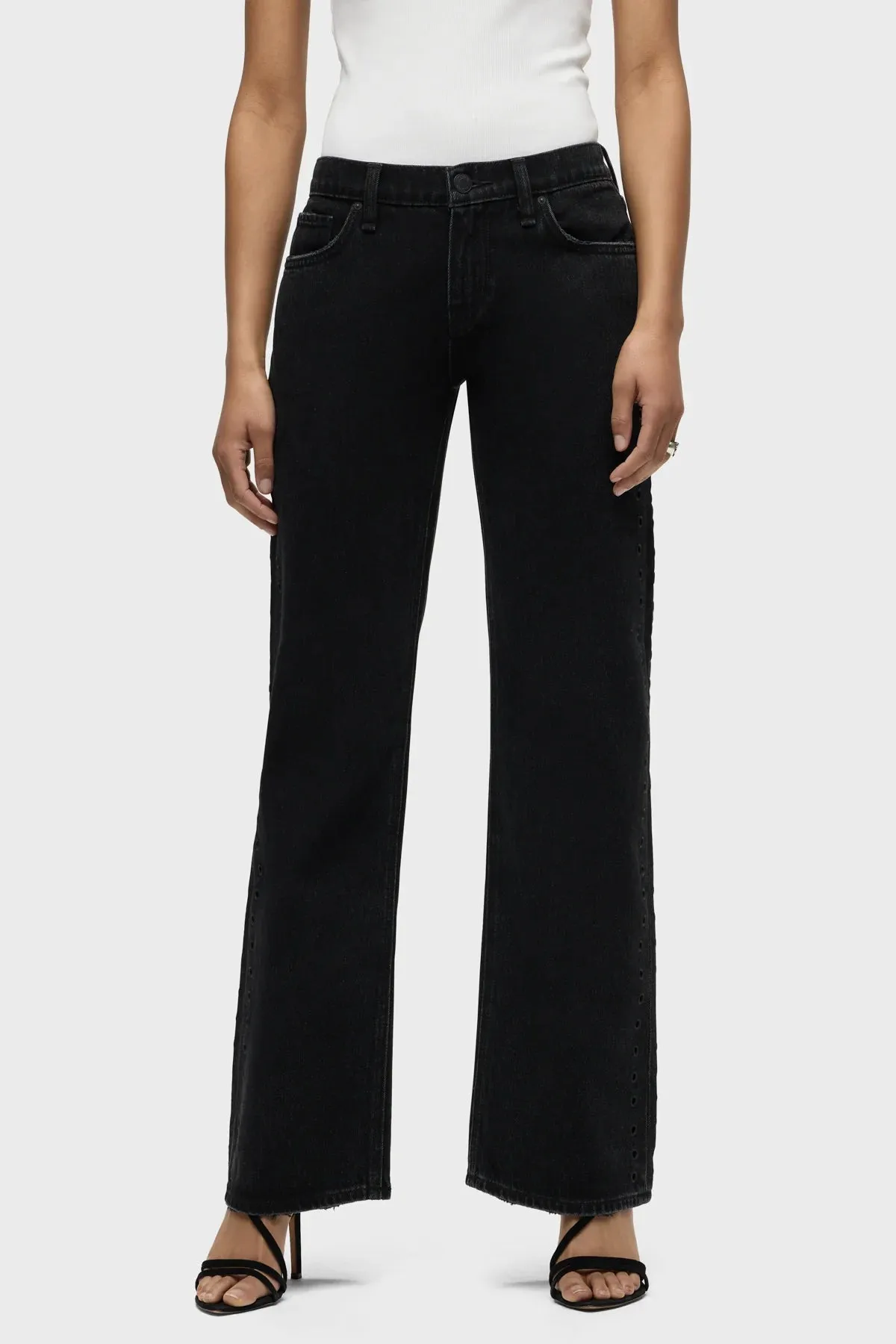 Hudson Kelli Low-Rise Straight Leg Jeans