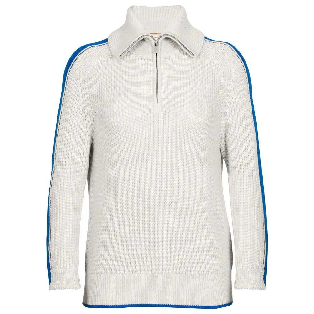 Icebreaker Lodge Womens Half Zip Sweater
