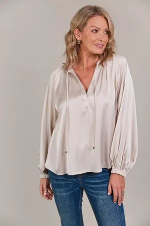 IVY BLOUSE - CLAY