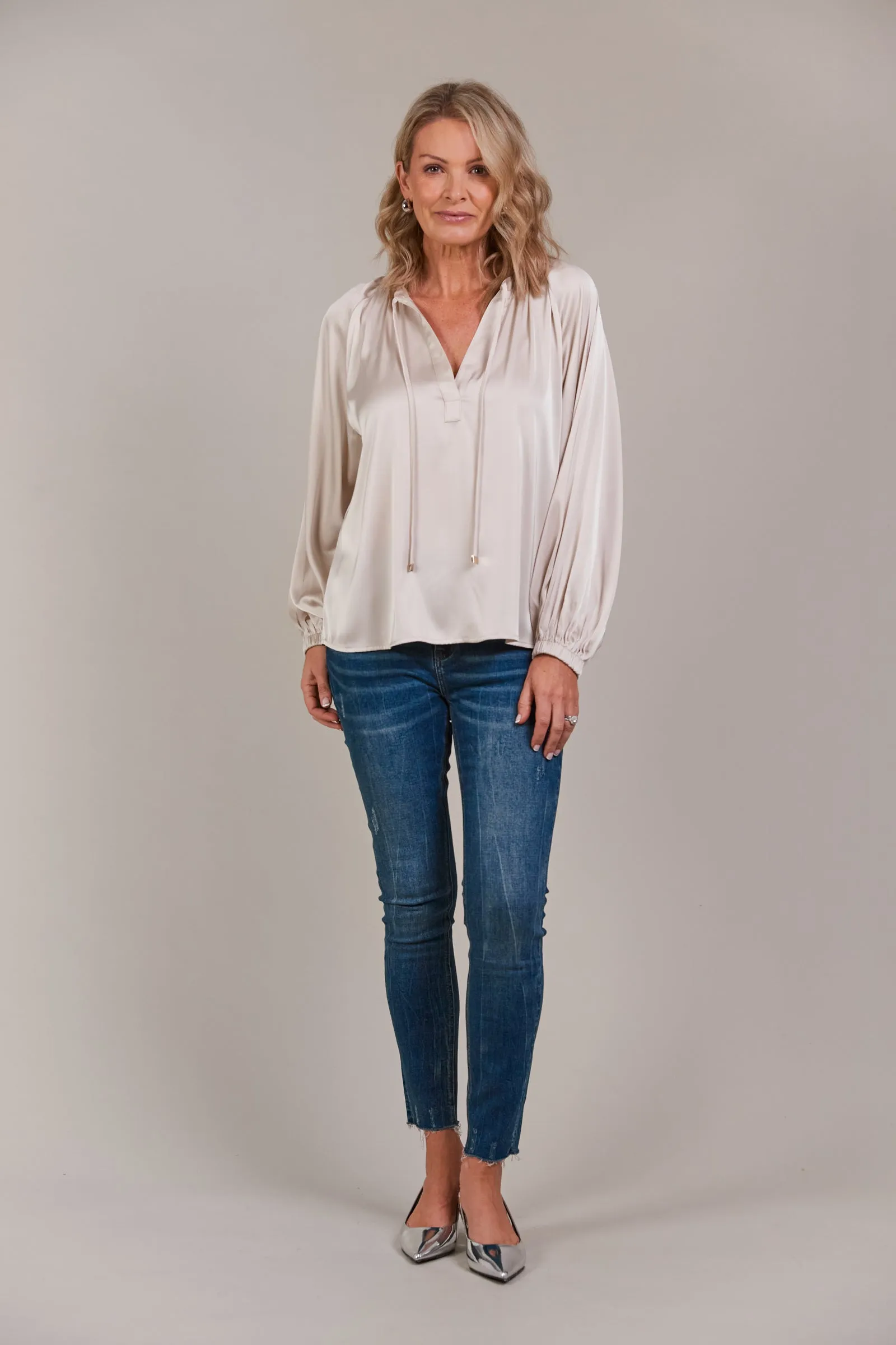 IVY BLOUSE - CLAY