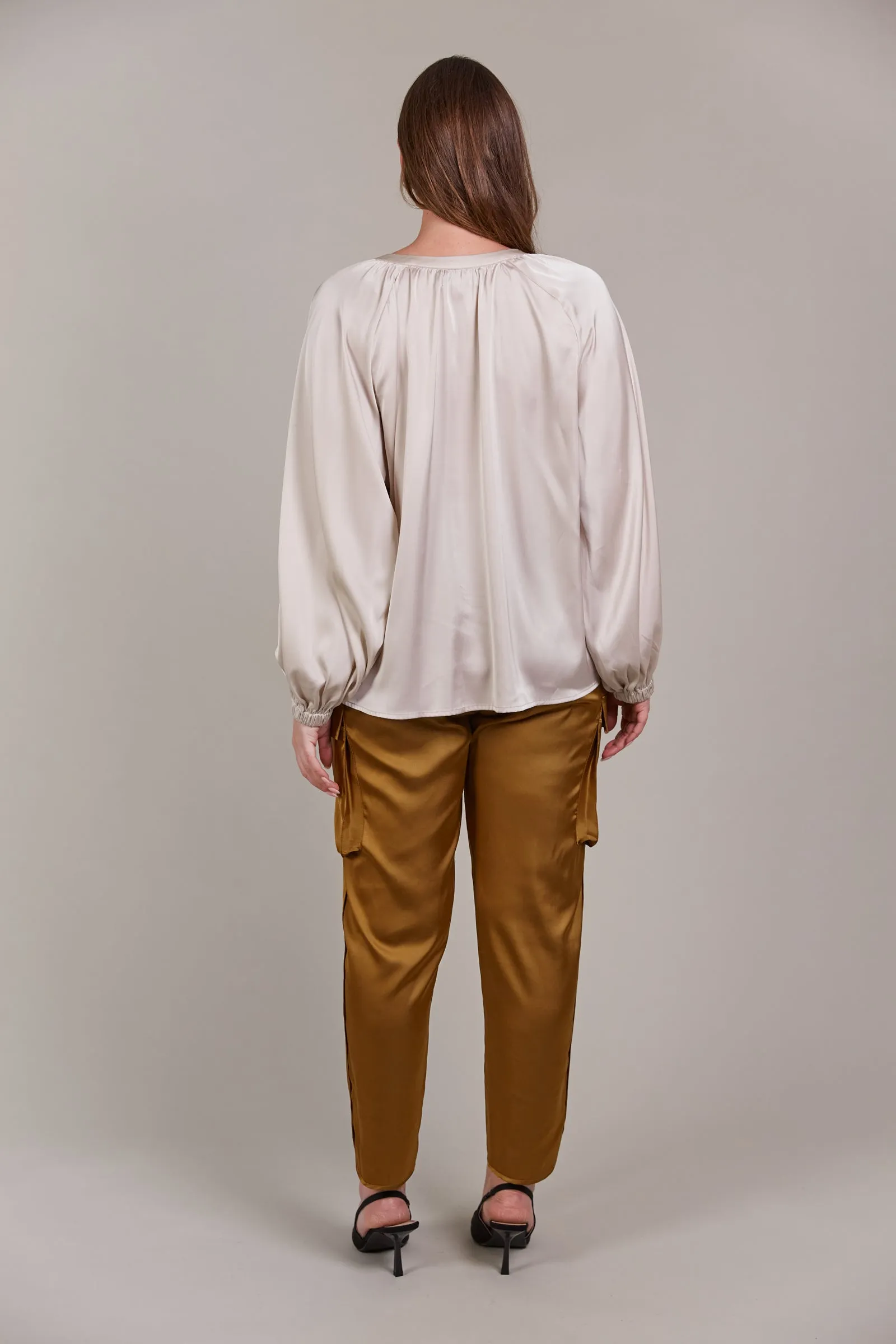 IVY BLOUSE - CLAY