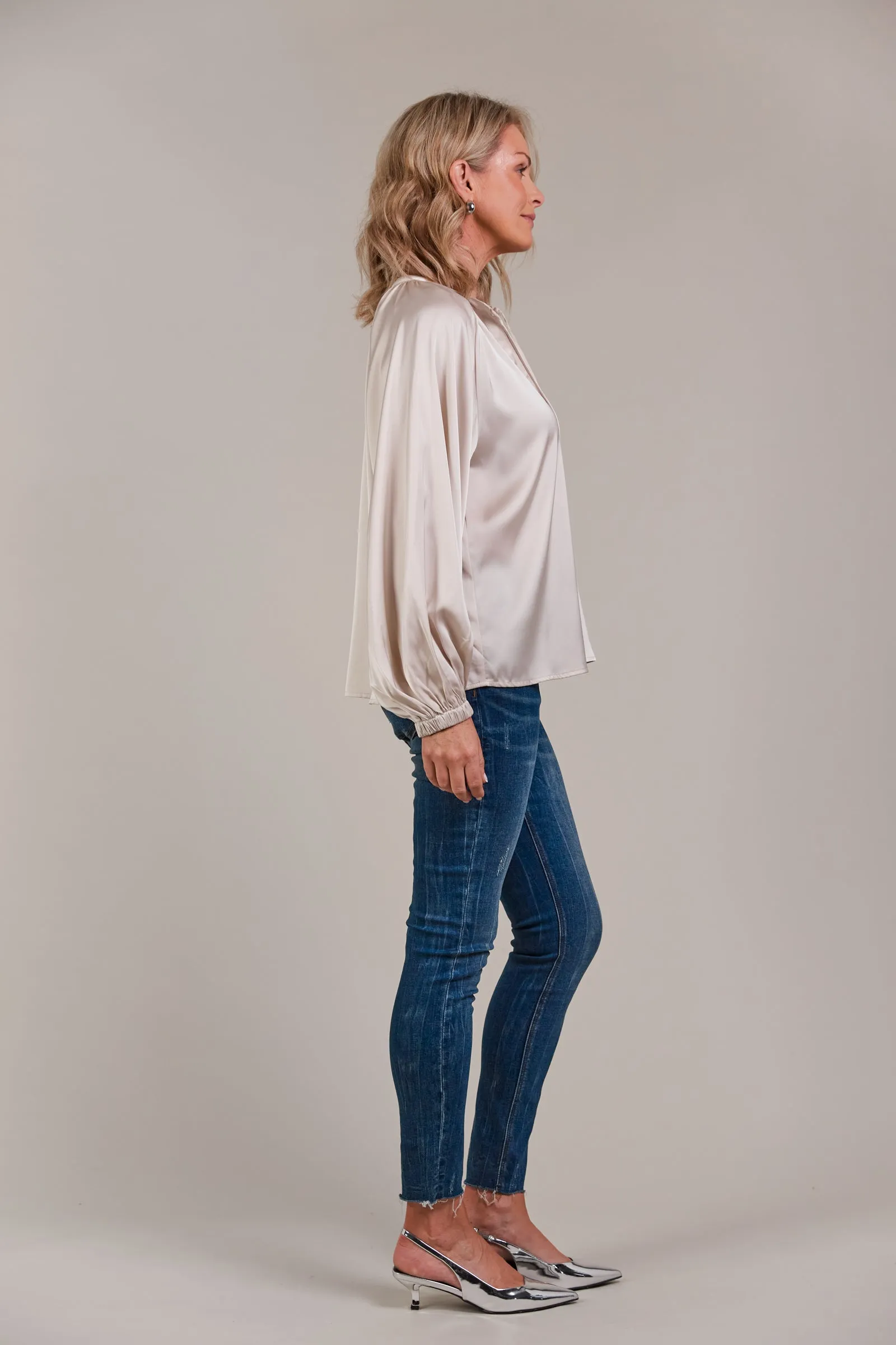 IVY BLOUSE - CLAY