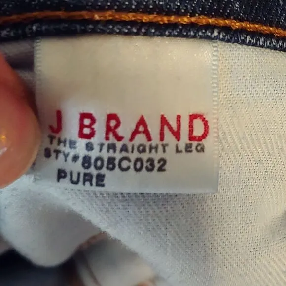 J Brand Pure Straight Leg Jeans Sz 26