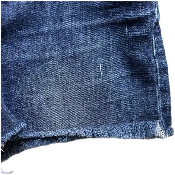 J Brand Women’s Denim Frayed Spring Casual Distressed Jean Cutout Shorts 26