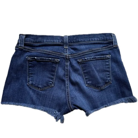 J Brand Women’s Denim Frayed Spring Casual Distressed Jean Cutout Shorts 26