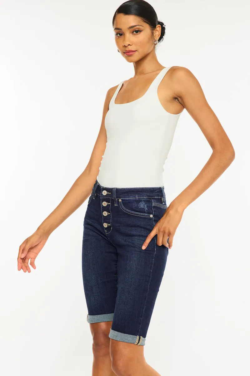 Jamie High Rise Bermuda Shorts