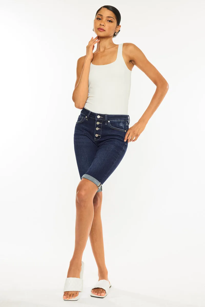 Jamie High Rise Bermuda Shorts