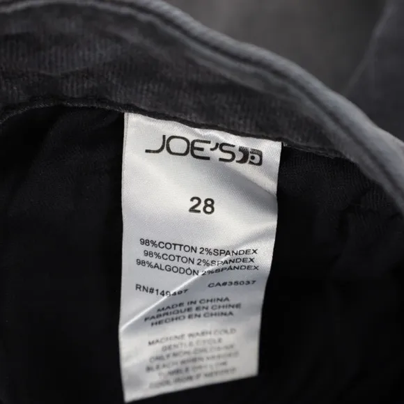 JOE’S DISTRESSED RAW HEM EASY BERMUDA SHORTS