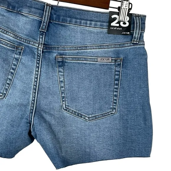 JOE'S JEANS MEDIUM WASH CUTOFF DENIM SHORTS IN FITRIA NWT WOMEN'S SIZE 28