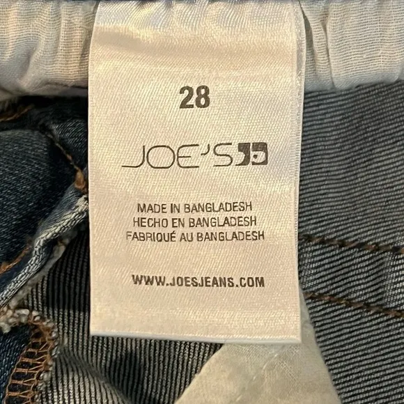 JOE'S JEANS MEDIUM WASH CUTOFF DENIM SHORTS IN FITRIA NWT WOMEN'S SIZE 28