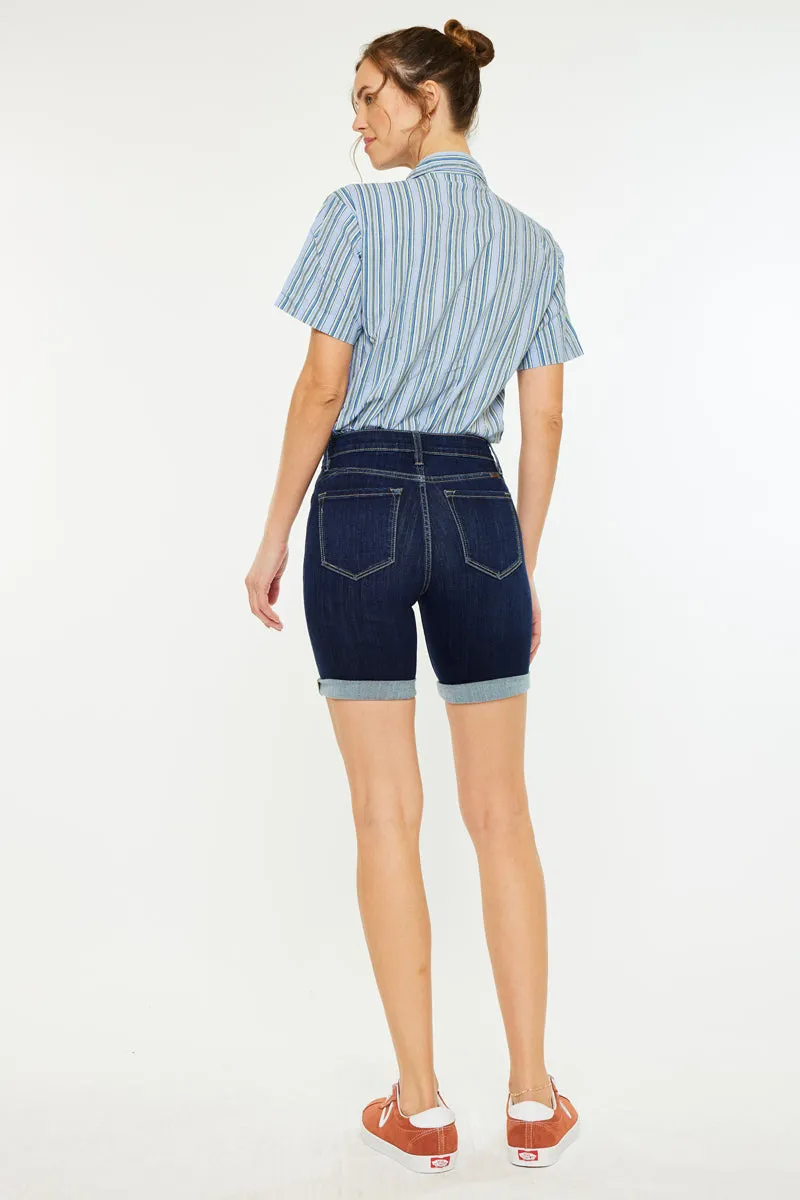 Kandie Mid Rise Bermuda Shorts