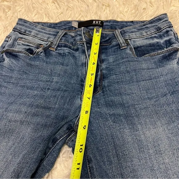 KUT from the Kloth Reese Med Wash Straight Leg Women’s Size 4L 5 Pocket Jeans