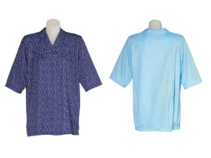 Ladies Adaptive Short Sleeve Tunic Blouse by Petal Back