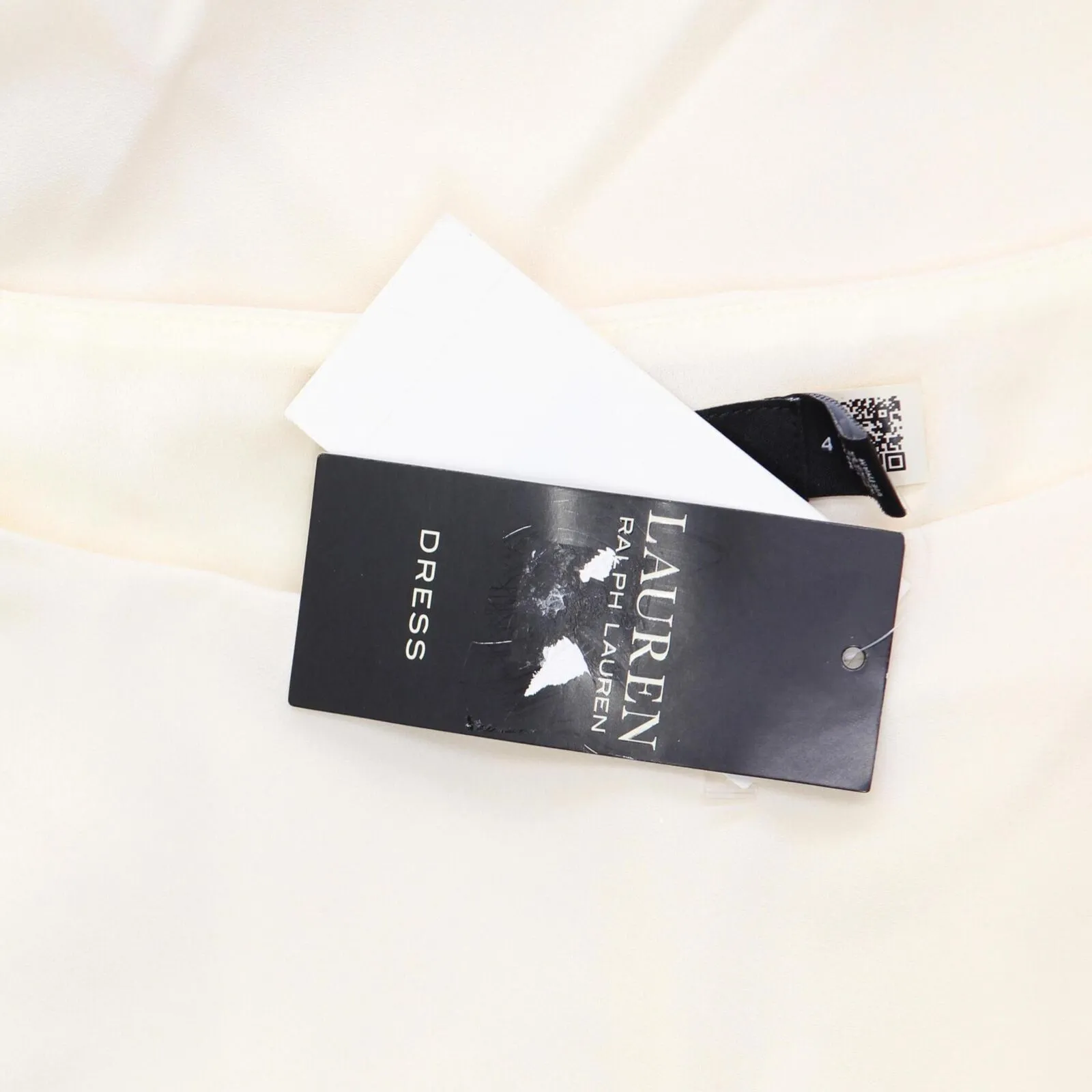 Lauren Ralph Lauren Womens Cape Georgette Cocktail Dress Cream Off White 4