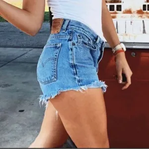 Levi's 511 Distressed Denim Cutoff Jean Shorts Size 10