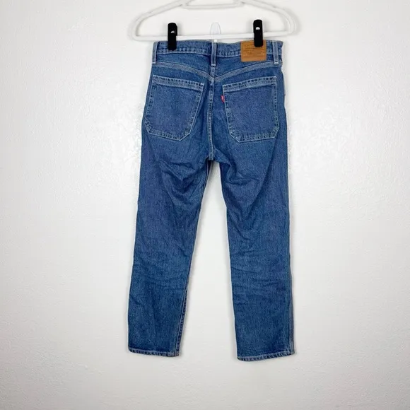 Levi's Premium Wedgie Fit Straight Utility Women's Jeans Cotton Blend Size 26