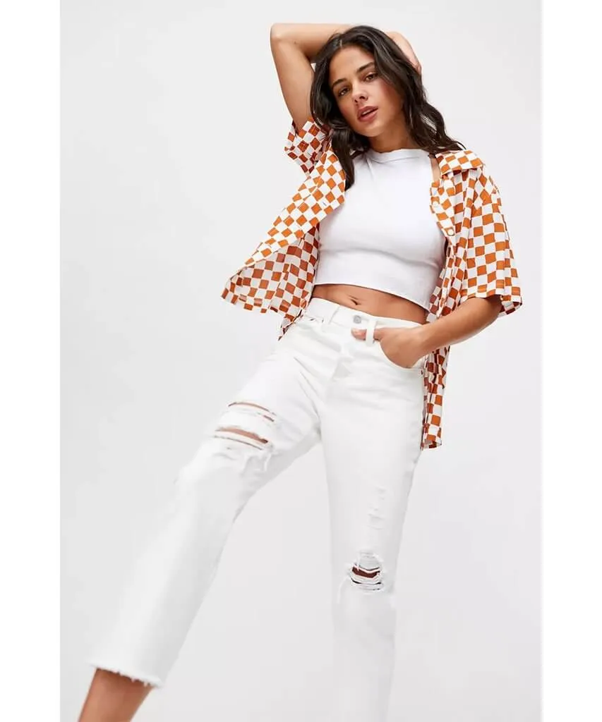 Levi's Wedgie Straight Cloud Bank