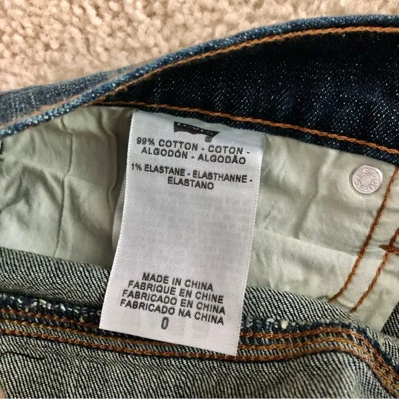 Levi's Women’s Denim Shorts Distressed NWT