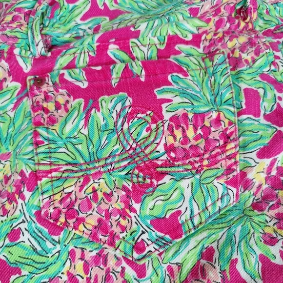 Lilly Pulitzer Worth Straight Jeans in Spike the Punch Size 8