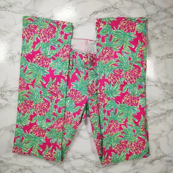 Lilly Pulitzer Worth Straight Jeans in Spike the Punch Size 8