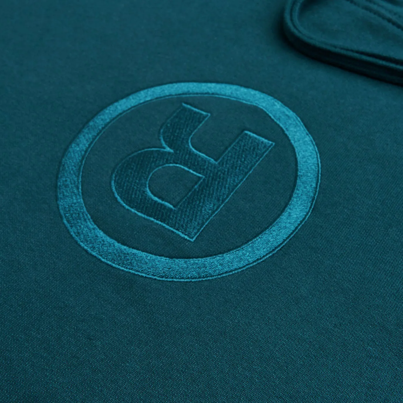 LOGO hoodie teal