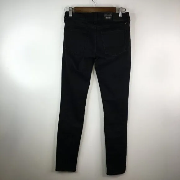 Lucky Brand Charlie Skinny Low Rise Slim Fit Black Jeans Size 2/26 NWT