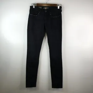 Lucky Brand Charlie Skinny Low Rise Slim Fit Black Jeans Size 2/26 NWT