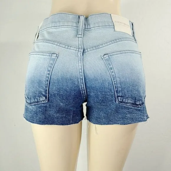 Lucky Brand Women's Mid Rise Cut Off Short Size 28