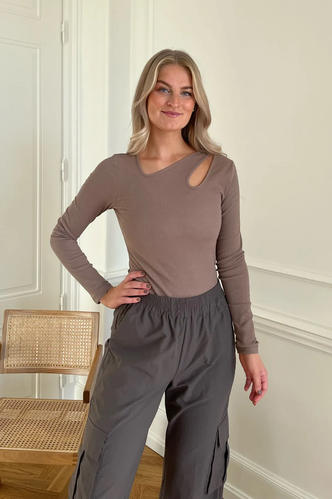 Luvie Bluse - Brun