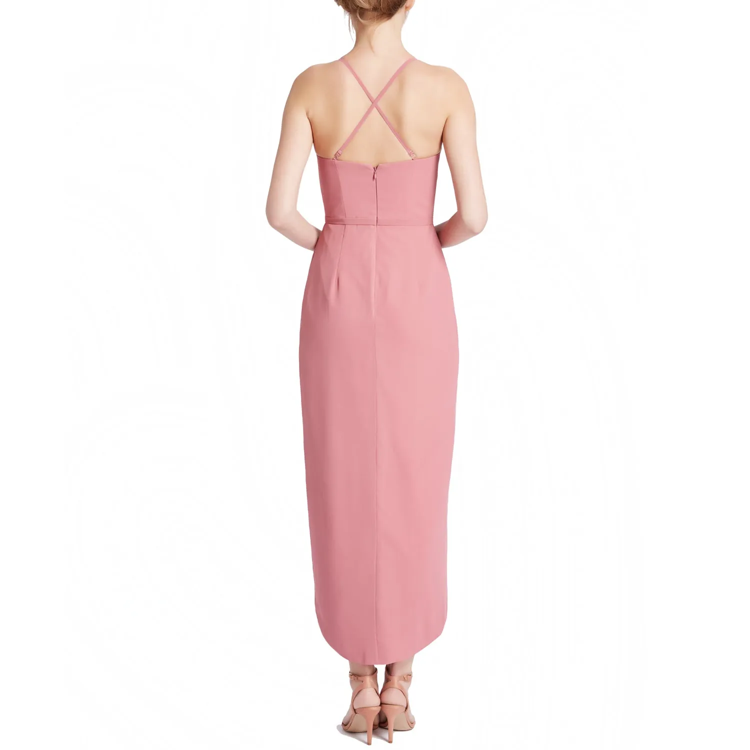 MACloth Women Hi Lo Sweetheart Wrap Causal Party Cocktail Dresses Semi-Formal