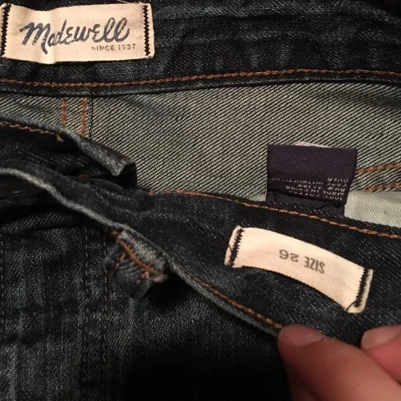 Madewell Dark Rolled Up Boyshorts