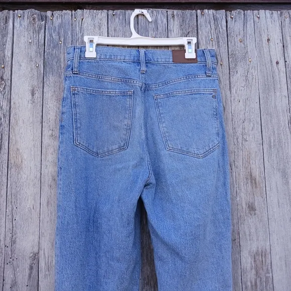 Madewell Womens Size 28 The  Perfect Vintage Straight Jean Distressed High Rise