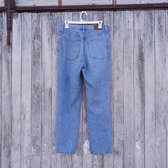 Madewell Womens Size 28 The  Perfect Vintage Straight Jean Distressed High Rise