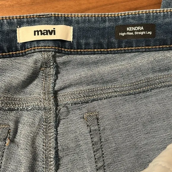 Mavi Kendra High Rise Straight Leg Jeans Size 32