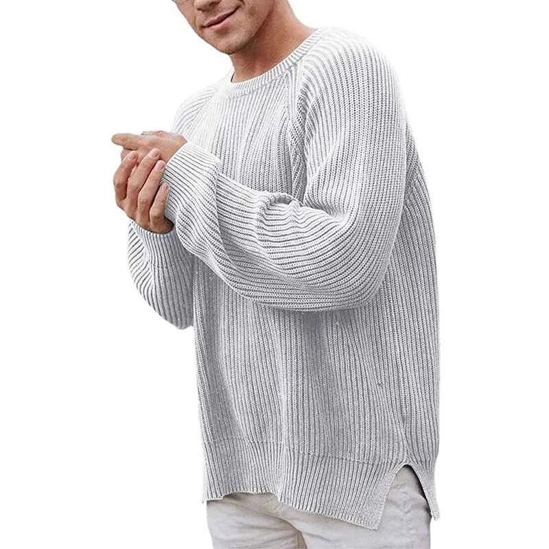 Men's  Pullover Sweater Slim Fit Winter Casual Chunky Ribbed Knit Twisted Long Sleeve Sweaters G010