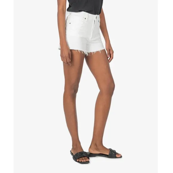 MODERN AMERICAN: East Side denim Shorts White (NWT)