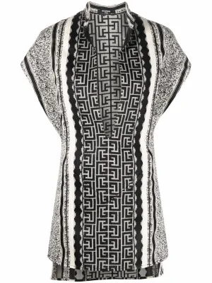 Monogram tunic shirt