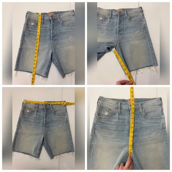 Mother - The Tripper CutOff Fray Denim Jean Shorts - 27
