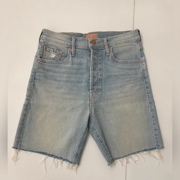 Mother - The Tripper CutOff Fray Denim Jean Shorts - 27