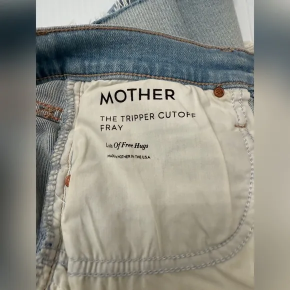 Mother - The Tripper CutOff Fray Denim Jean Shorts - 27