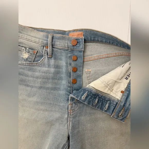 Mother - The Tripper CutOff Fray Denim Jean Shorts - 27