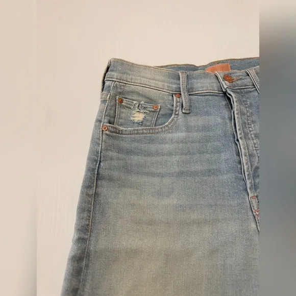 Mother - The Tripper CutOff Fray Denim Jean Shorts - 27