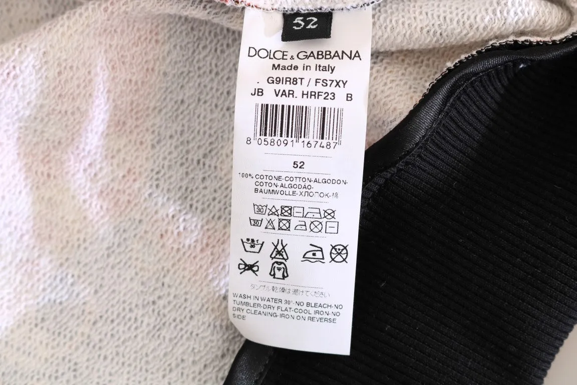 Multicolor Hooded Cotton Sweater