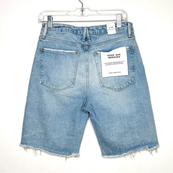 New! Good American Good 90’s Bermuda Shorts 0/25
