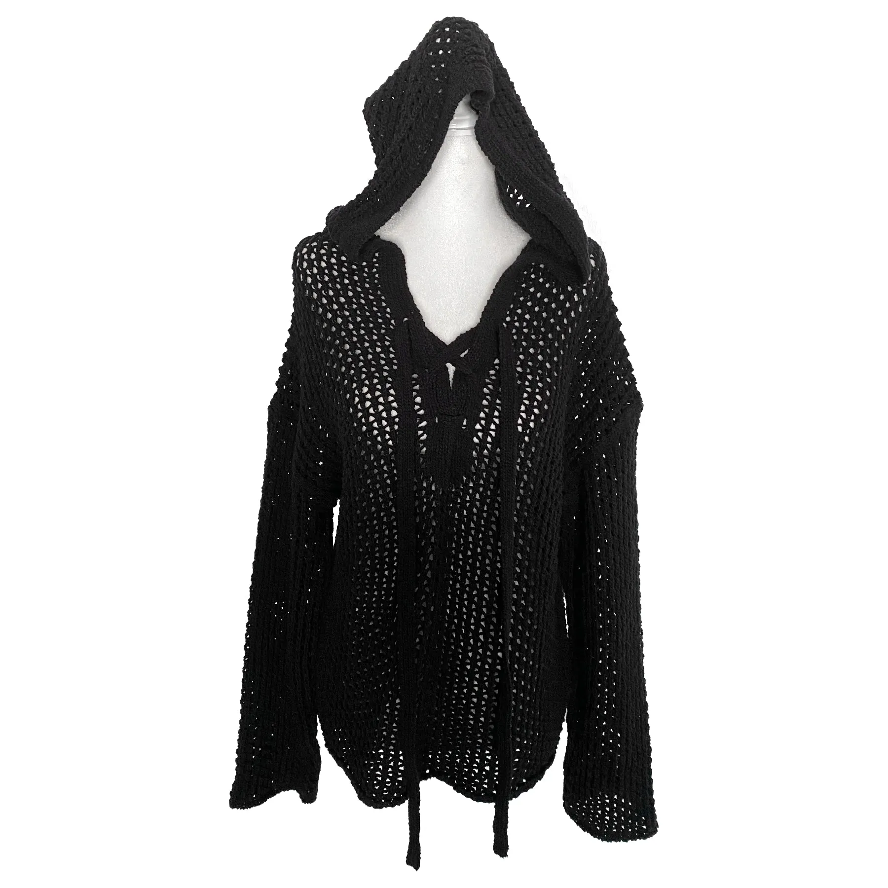 Nili Lotan Maisie Cotton Blend Hooded Sweater Size XS